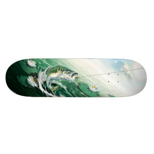 Skateboard Pêche au bar de large ouverture