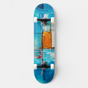 Skateboard Peint Artistique Cool