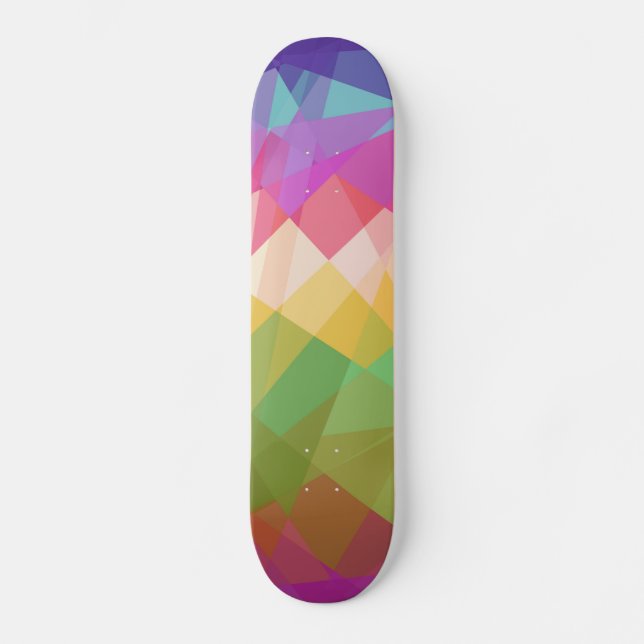 Skateboard Peinture Abstraite | Art Abstrait (Recto)