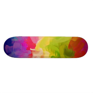 Skateboard Peinture Abstraite   Art Abstrait 7