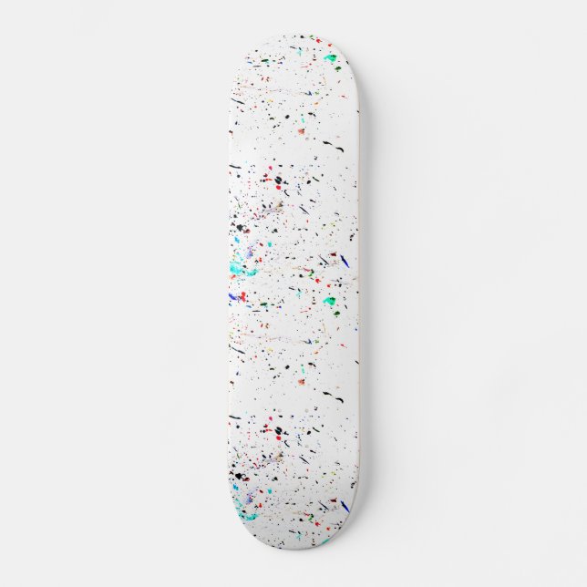 Skateboard Peinture d'art Abstrait Spotty (Recto)