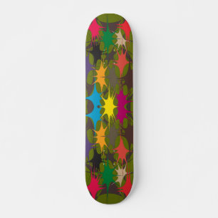 Skateboard Peinture éclatée