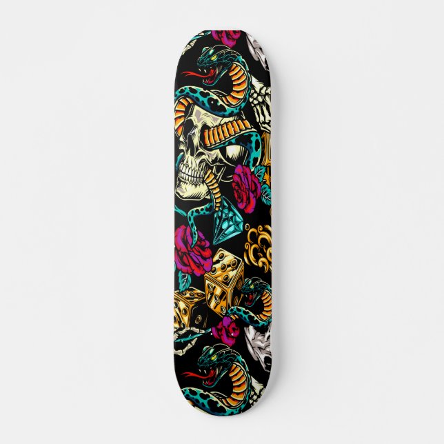 Skateboard Pensées sombres (Devant)