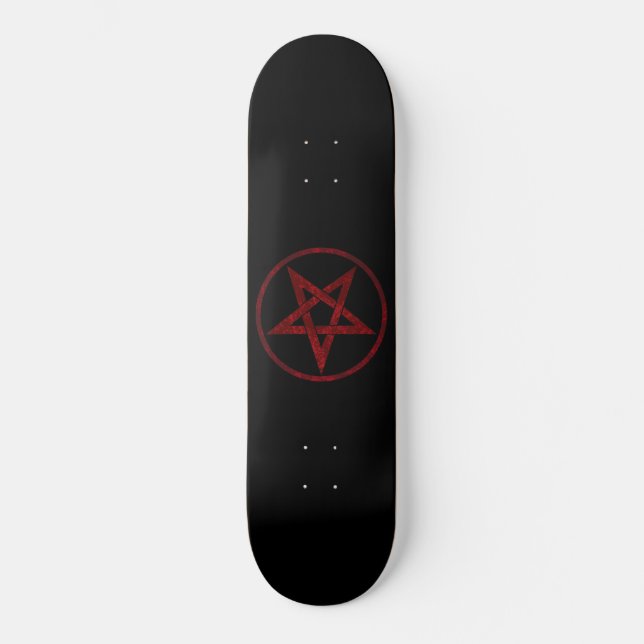 Skateboard Pentagram Red Devil (Recto)