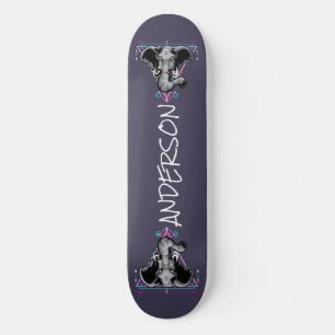 skateboard Personalized Elephant Head Sacred