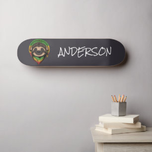 Skateboard Personnalisé drôle mignon paresse