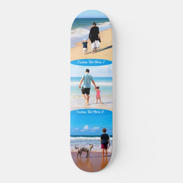 Skateboard Personnalisez votre tableau de bord photo avec du  (Recto)