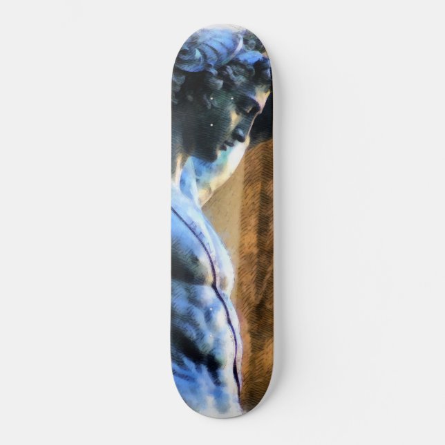 Skateboard Persus Sculptture Illustraation (Recto)