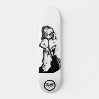 Skateboard Petit cool de Brat dessin noir et blanc