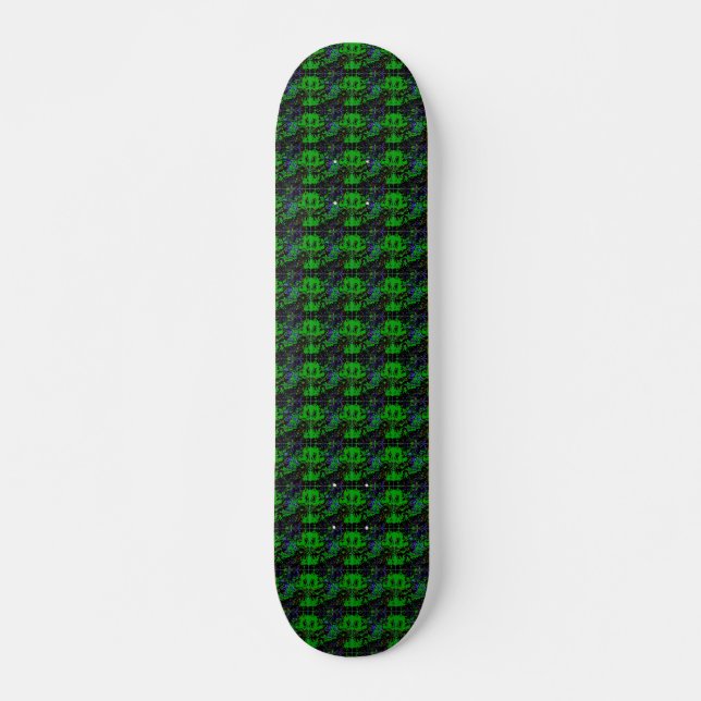 Skateboard Petit diable vert (Devant)