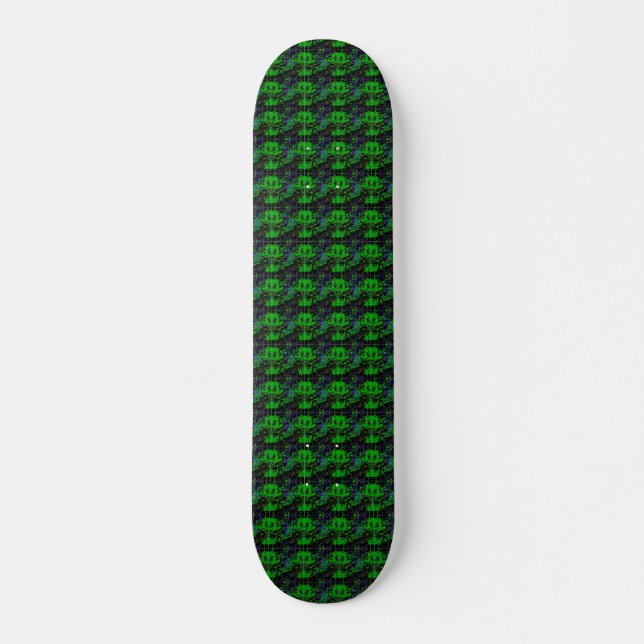 Skateboard Petit diable vert (Devant)