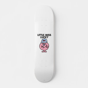 Skateboard Petite Miss Lucky Cachant Sa Bouche