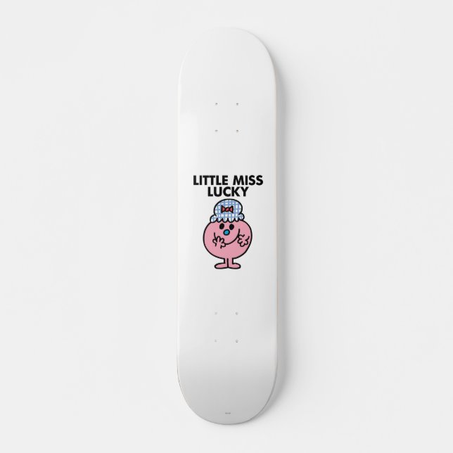 Skateboard Petite Miss Lucky Cachant Sa Bouche (Devant)