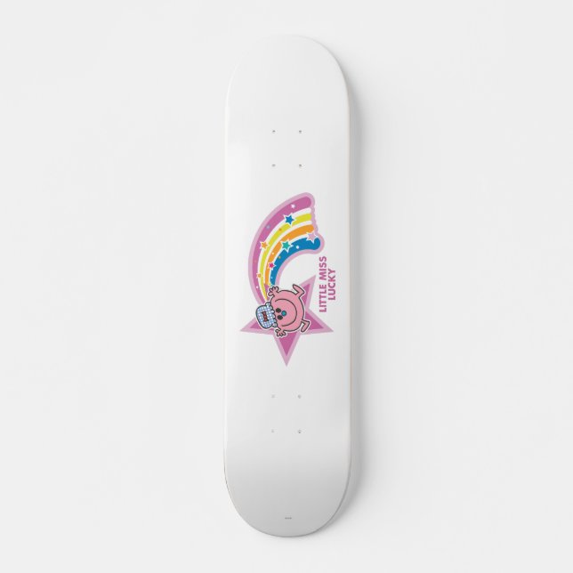 Skateboard Petite Mlle Lucky | Arc en ciel (Devant)