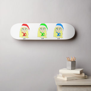 Skateboard Petites aides Santas
