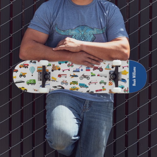 Skateboard Petits Garçons Qui Déplacent Voitures Véhicules No (Extérieur 3)