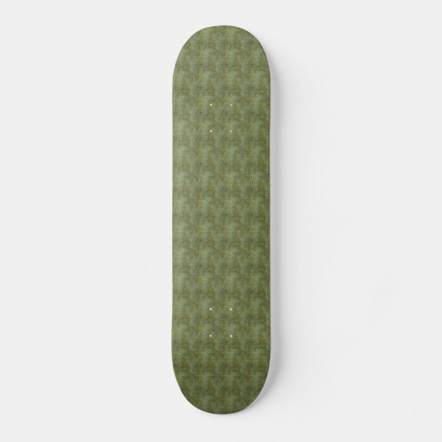 Skateboard Pétoncle vert foncé grungy (Recto)