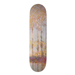 Skateboard Peupliers de Claude Monet sur les banques de
