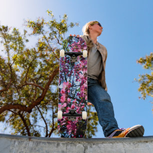Skateboard Photo de l'arbre à bois rose