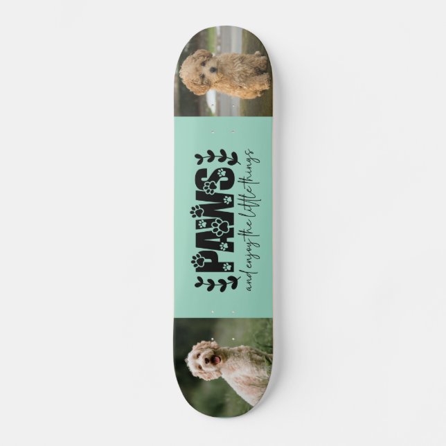 Skateboard Photo personnalisée pour animaux (Recto)