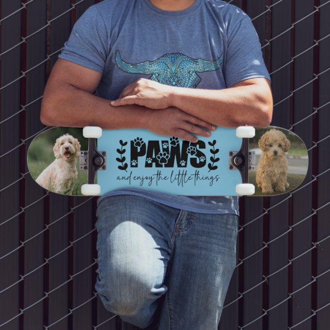 Skateboard Photo personnalisée pour animaux de compagnie - Ve (Extérieur 3)