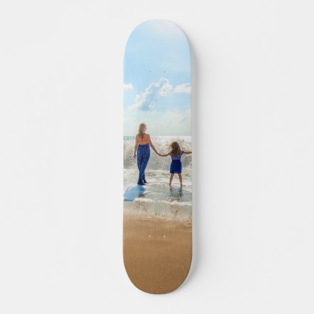 Skateboard Photo personnalisée - Unique votre propre design - (Devant)
