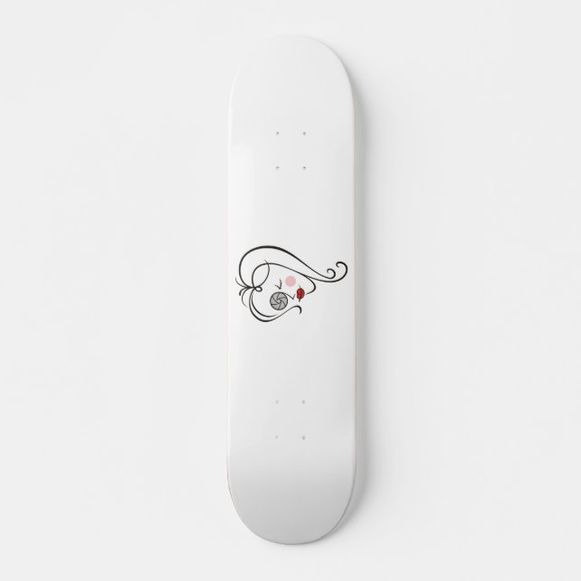 Skateboard Photographe féminine (Devant)