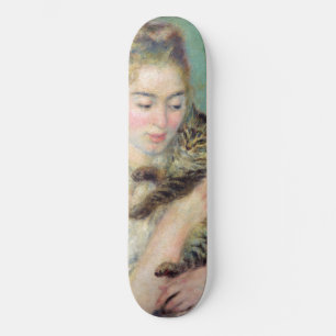 Skateboard Pierre-Auguste Renoir - Femme avec chat