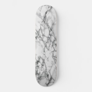 Skateboard Pierre Marbre blanc branchée