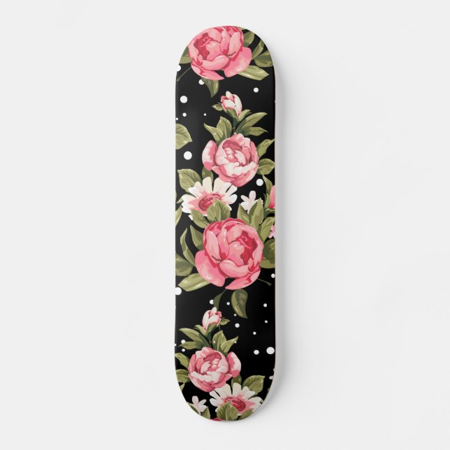 Skateboard Pies roses (Recto)