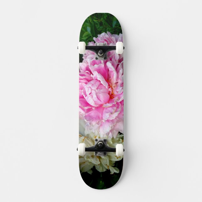 Skateboard Pies roses et blanches (Recto)