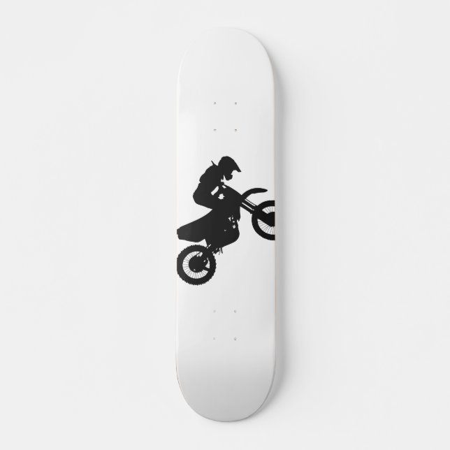 Skateboard Pilote Motocross - Choisir la couleur arrière - pl (Devant)