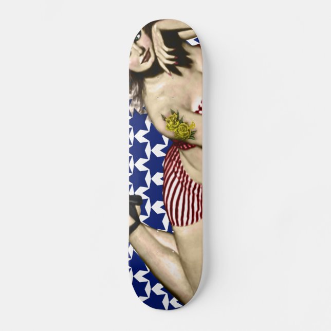 Skateboard pin-up (Recto)