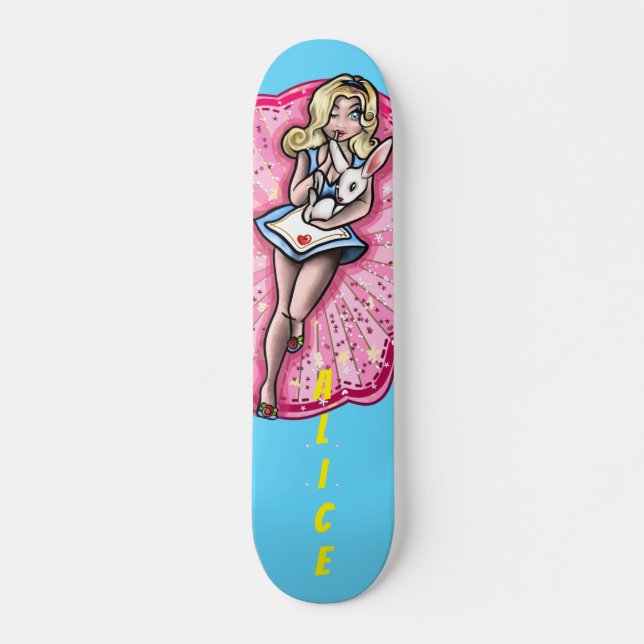 Skateboard Pin-up Alice (Devant)