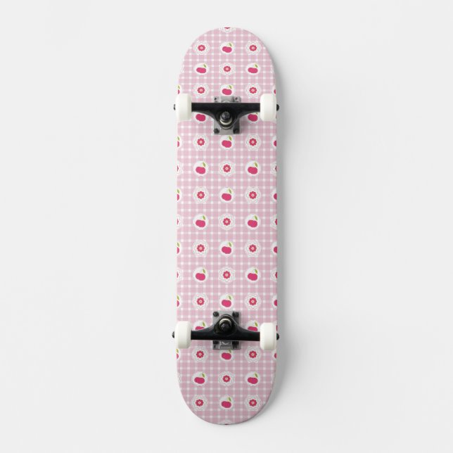 Skateboard Pique-nique Cerise (Recto)