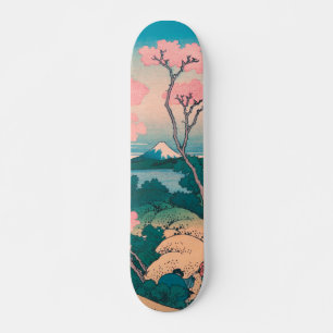 Skateboard Pique-nique de printemps sous les fleurs des ceris
