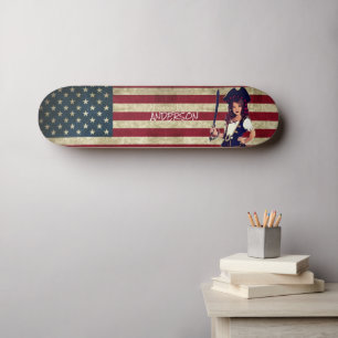 Skateboard PIRATE américaine personnalisée