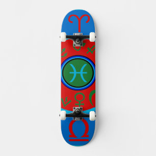 Skateboard Pisces Zodiac Skate
