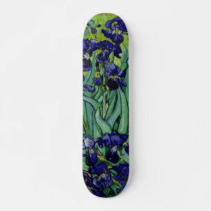 Skateboard PixDezines van gogh irises violettes