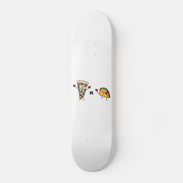 Skateboard Pizza de pepperoni CONTRE le taco : Mexicain (Recto)