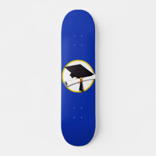 Skateboard Plafond de diplôme avec diplôme - Arrière - plan b