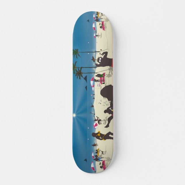 Skateboard Plage (Devant)