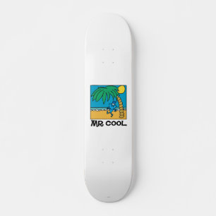Skateboard Plage Amusant Avec M. Cool