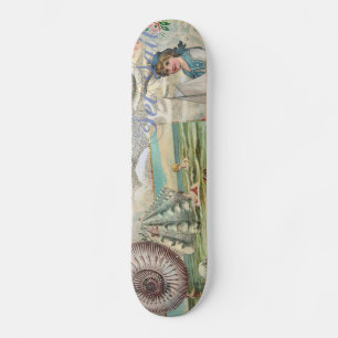 Skateboard Plage d'été vintage rétro victorien