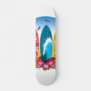 Skateboard Plage Surboard