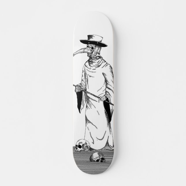 Skateboard Plague Doctor - Skate Design (Devant)