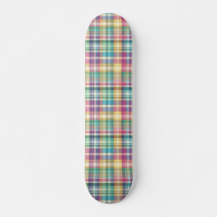 Skateboard Plaid au printemps/Pâques/tartan