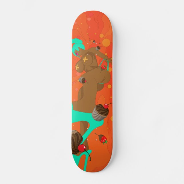 Skateboard Plaisir de caramel (Recto)