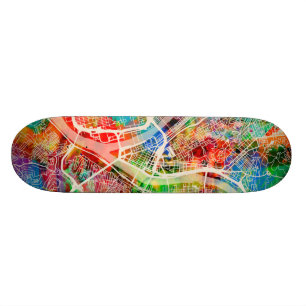 Skateboard Plan de ville de Pittsburgh Pennsylvanie