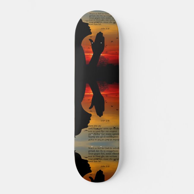 Skateboard Planche à roulettes - 3h16 d'Afrikaan John (Recto)